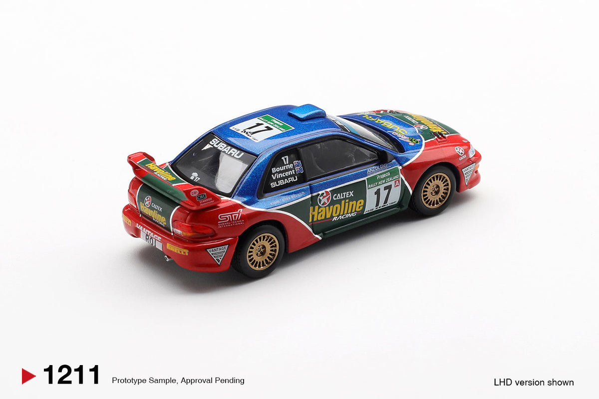 Subaru Impreza WRC98 #17 Rally New Zealand 2000 - Mini GT - Scala 1/64 MGT01211-BL Blister Packaging