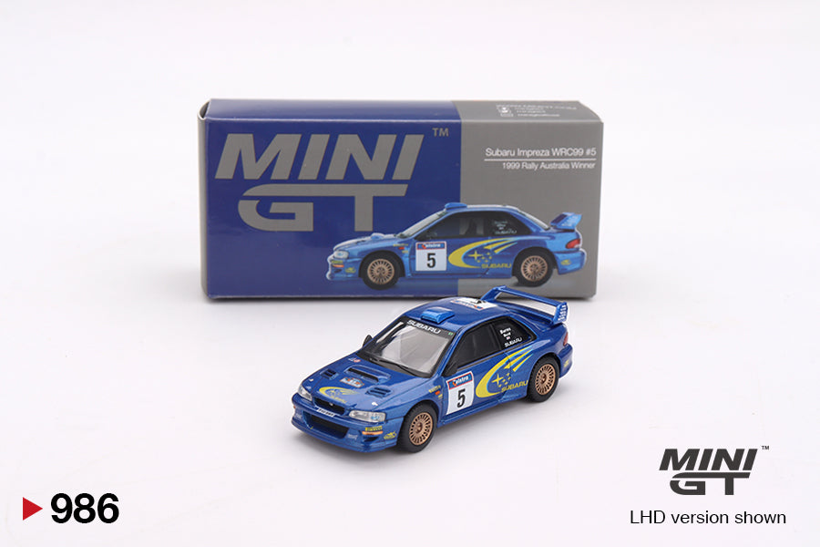 Subaru Impreza WRC98 #3 Rally Monte-Carlo 1998 - Mini GT - Scala 1/64 MGT00975-L