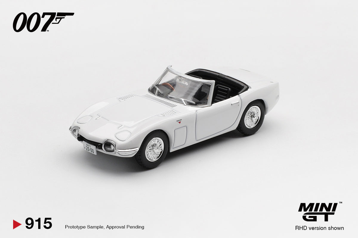 Toyota 2000GT You Only Live Twice 007 James Bond 1967 - Mini GT - Scala 1/64 MGT00915-007G German Packaging