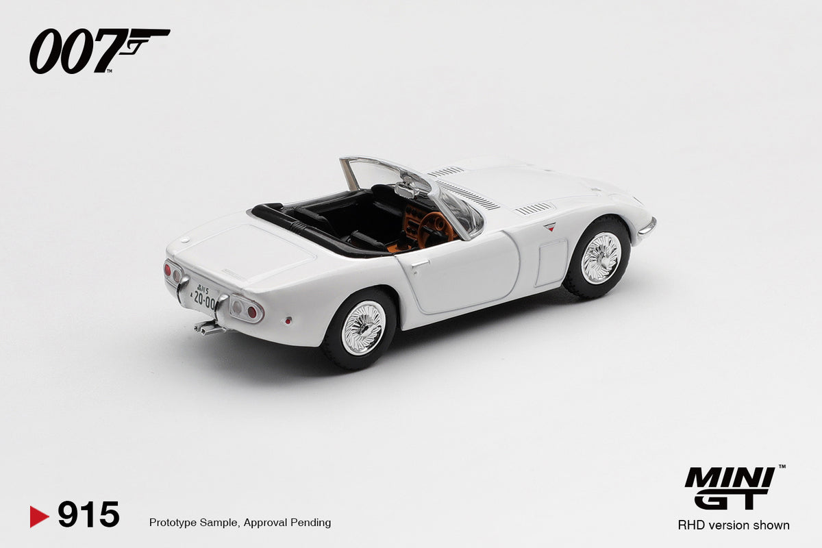 Toyota 2000GT You Only Live Twice 007 James Bond 1967 - Mini GT - Scala 1/64 MGT00915-007G German Packaging