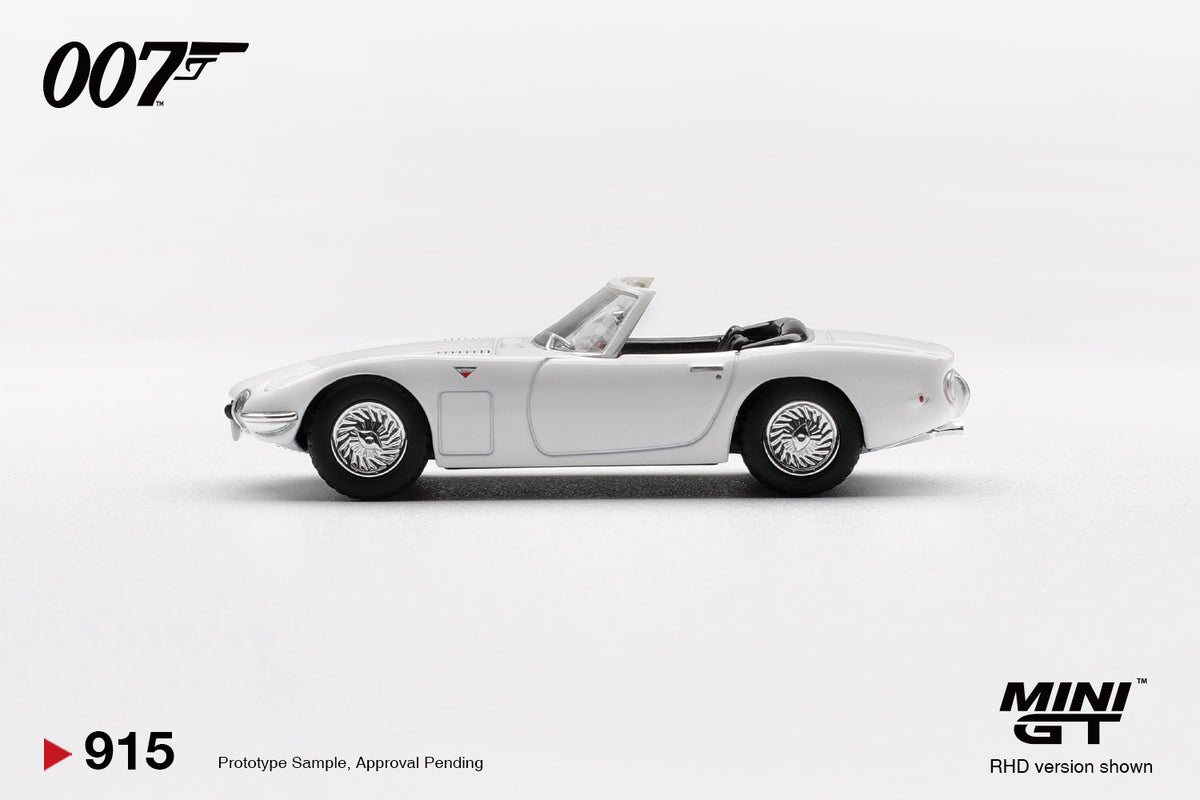 Toyota 2000GT You Only Live Twice 007 James Bond 1967 - Mini GT - Scala 1/64 MGT00915-007G German Packaging