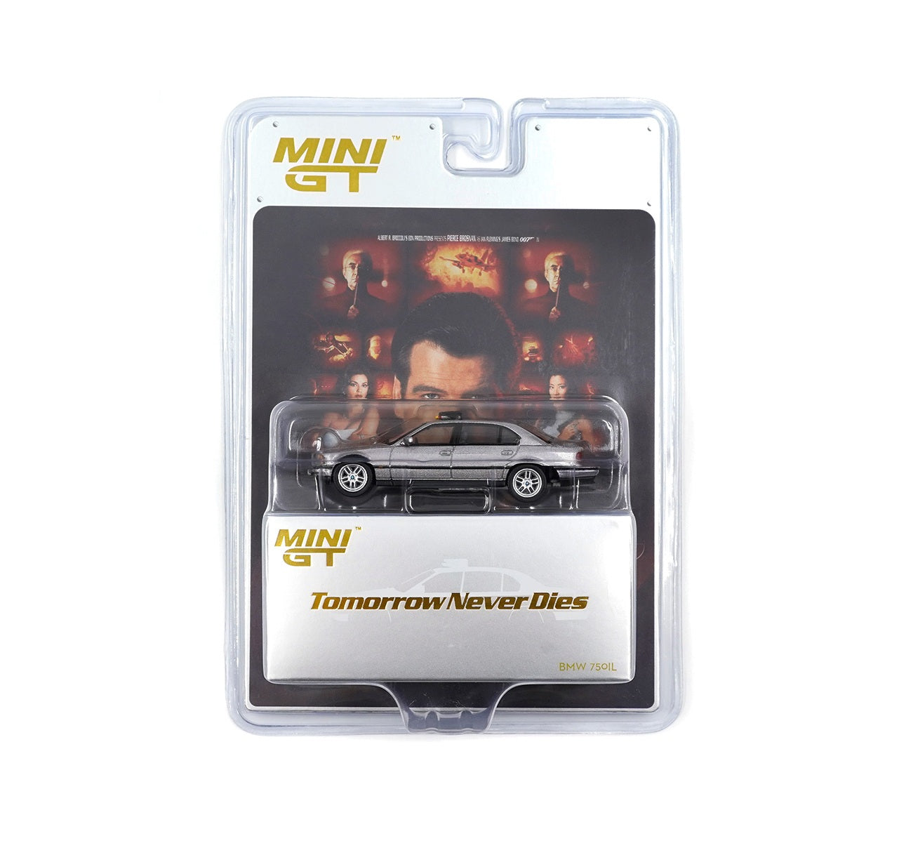 BMW 750IL 007 James Bond "Tomorrow Never Dies" - Mini GT - Scala 1/64 MGT00902-007E English Blister