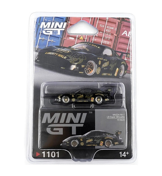 Mazda RX-7 LB-Super Silhouette FD-NILES - Mini GT - Scala 1/64 MGT01101-BL Blister Packaging