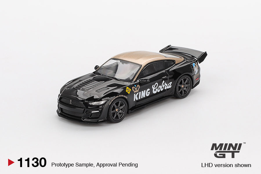 Shelby GT500 Dragon Snake Concept Black/Gold - Mini GT - Scala 1/64 MGT01130-L