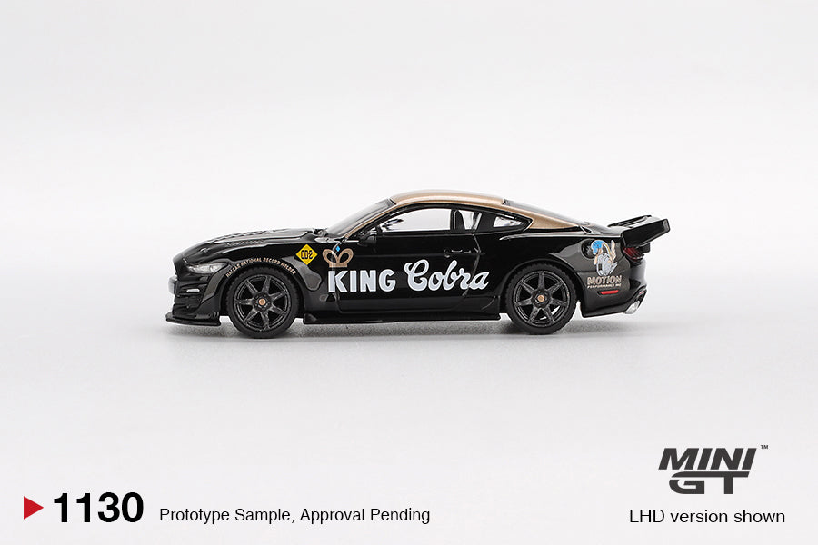 Shelby GT500 Dragon Snake Concept Black/Gold - Mini GT - Scala 1/64 MGT01130-L