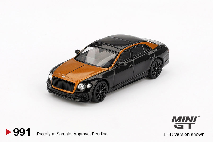 Mini GT - Bentley Flying Spur Orange Flame / Onyx 2024 - Scala 1/64 MGT00991-L