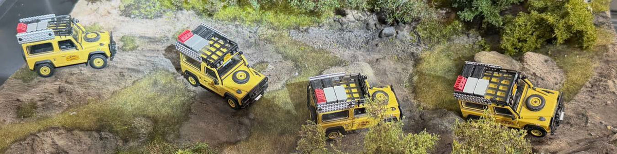 Range Rover Camel Trophy Sumatra H.Fischer / W.Bays 1981 – Mini GT - Scala 1/64 MGT01312-L