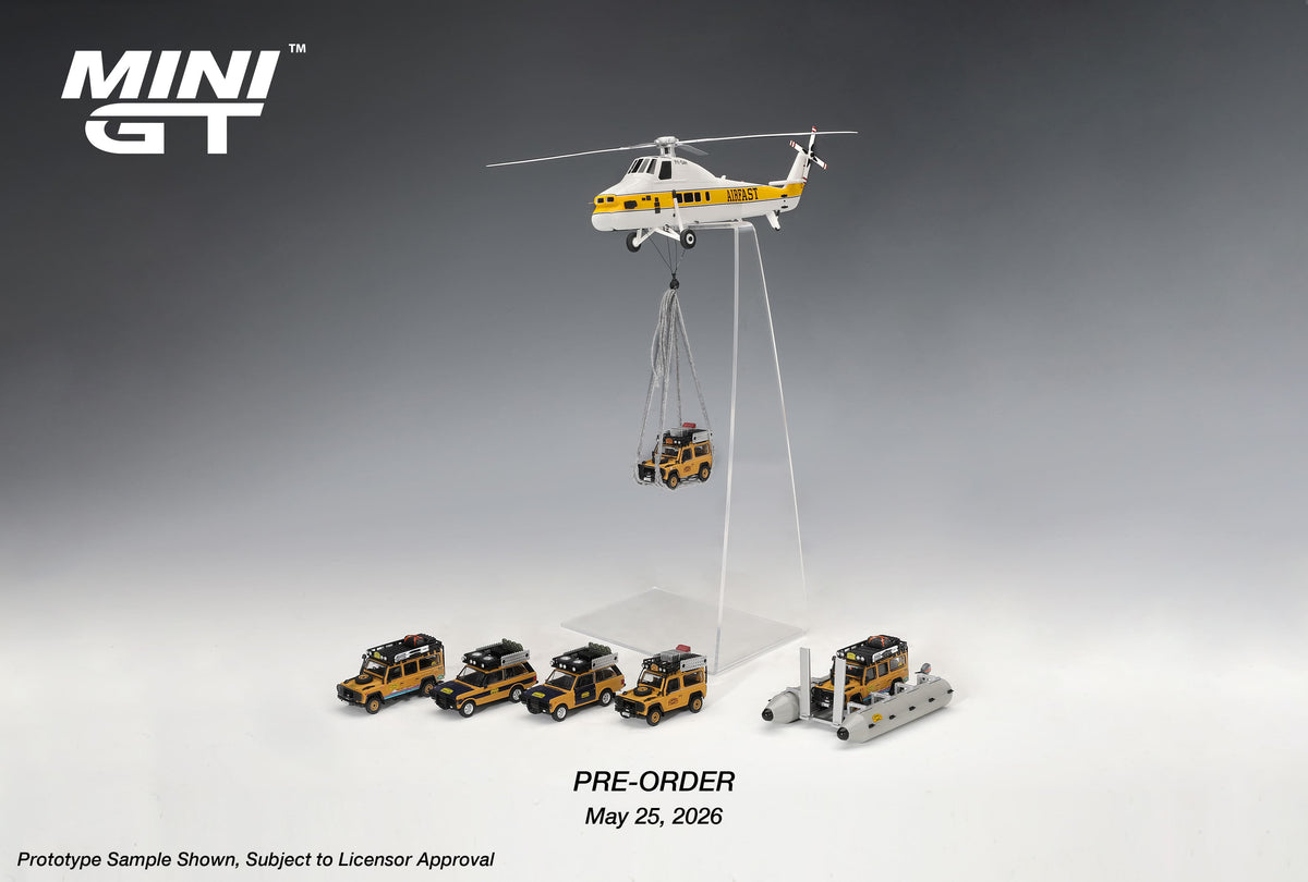 Range Rover Camel Trophy Sumatra H.Fischer / W.Bays 1981 – Mini GT - Scala 1/64 MGT01312-L