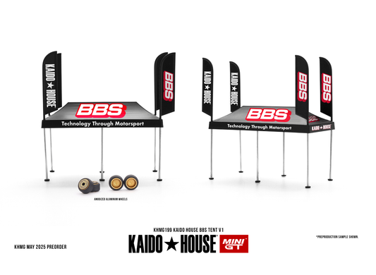 KAIDO HOUSE BBS TENT V1 2024 - Mini GT Kaido House - Scala 1/64 KHMG199