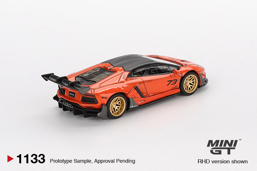 LB★WORKS Lamborghini Aventador Limited Edition Orange MDX 2025 - Mini GT - Scala 1/64 MGT01133-R