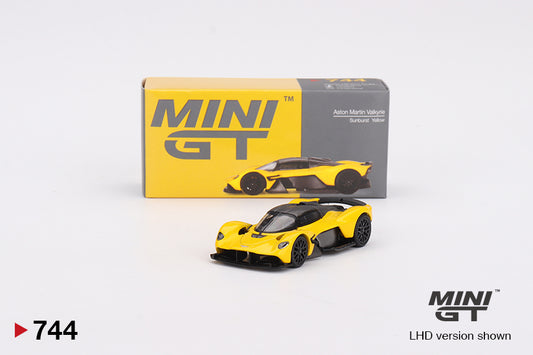 Aston Martin Valkyrie Sunburst Yellow - Mini GT - Scala 1/64 MGT00744