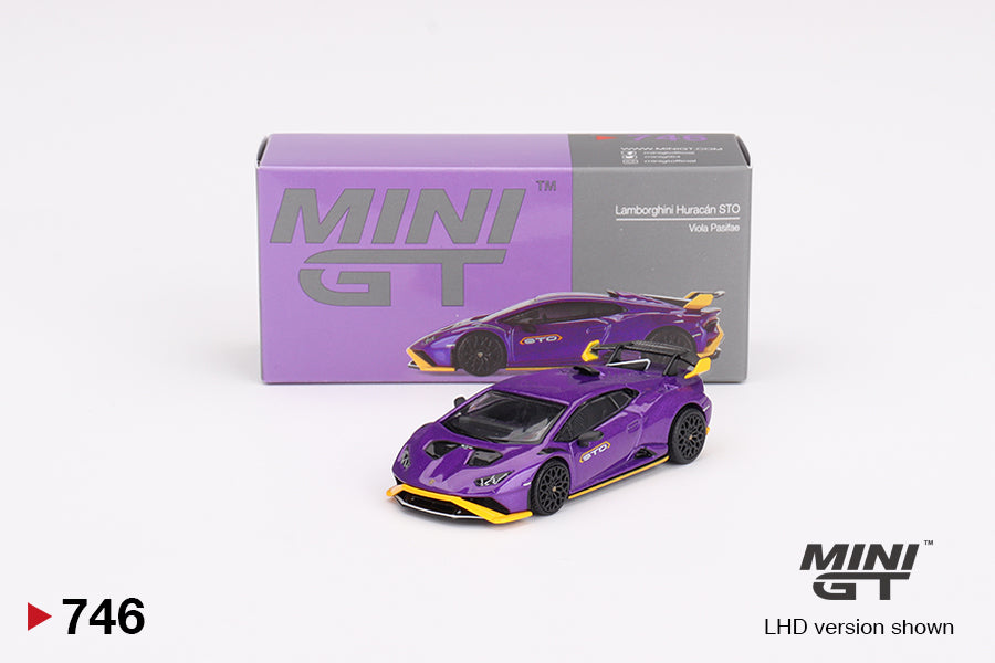 Lamborghini Huracán STO Viola Pasifae - Mini GT - Scala 1/64  MGT00746 LDH