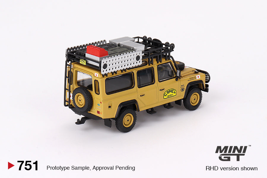 Land Rover Defender 110 1989 Camel Trophy Amazon Team Japan RDH - Mini GT - Scala 1/64 MGT00751