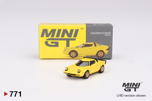 Lancia Stratos HF Stradale Giallo Fly - Mini GT - Scala 1/64 MGT00771