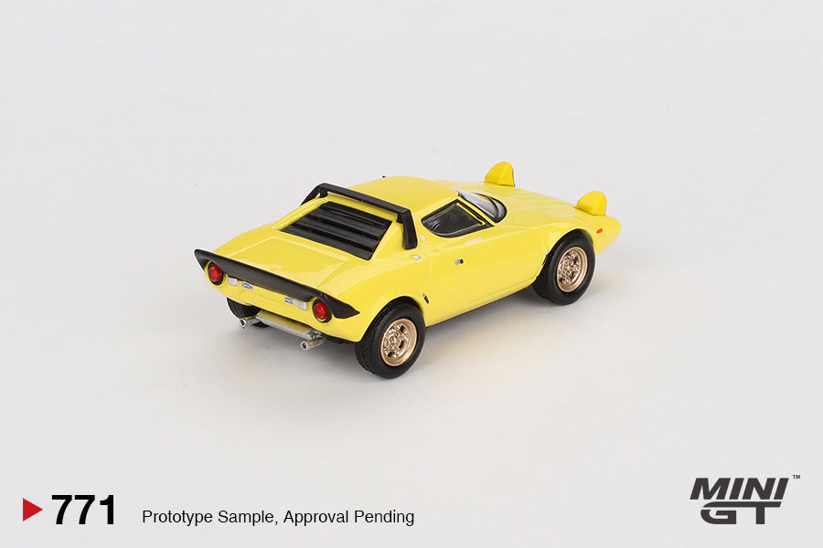 Lancia Stratos HF Stradale Giallo Fly - Mini GT - Scala 1/64 MGT00771