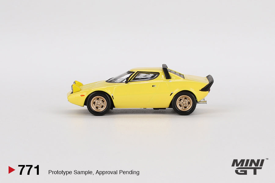 Lancia Stratos HF Stradale Giallo Fly - Mini GT - Scala 1/64 MGT00771