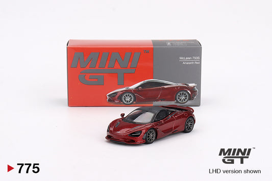 McLaren 750S Amaranth Red LHD - Mini GT - Scala 1/64 MGT00775-L