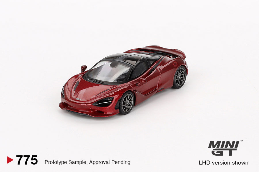 McLaren 750S Amaranth Red LHD - Mini GT - Scala 1/64 MGT00775-L