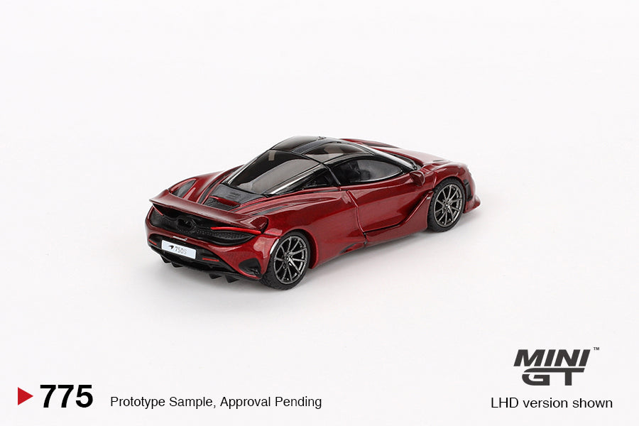 McLaren 750S Amaranth Red LHD - Mini GT - Scala 1/64 MGT00775-L