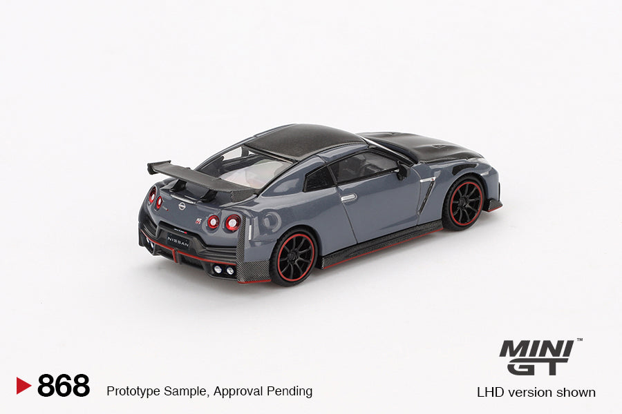 Nissan GT-R Nismo 2024 NISMO Stealth Gray - Mini Gt - Scala 1/64 MGT00868-R RHD