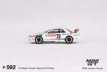 Carica l&#39;immagine nel visualizzatore di Gallery, Nissan Skyline GT-R (R32) Gr. A #23 1990 Macau Guia Race Winner RDH - Mini GT - Scala 1/64
