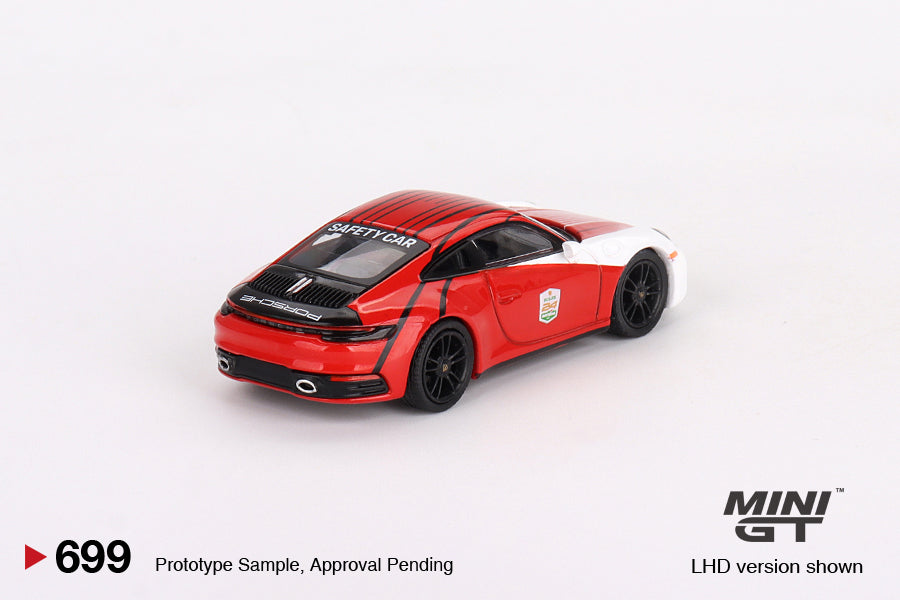 Porsche 911 (992) Carrera 4S Naranja Lava - Mini GT - Escala 1/64