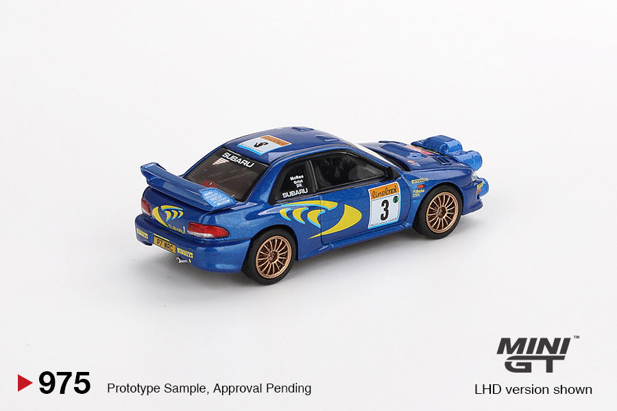 Subaru Impreza WRC98 #3 Rally Monte-Carlo 1998 - Mini GT - Scala 1/64 MGT00975-L