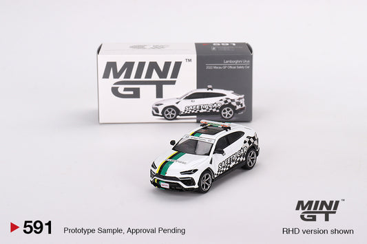 Lamborghini Urus 2022 Macau GP Official Safety Car RDH - Mini GT - Scala 1/64 MGT00591-R