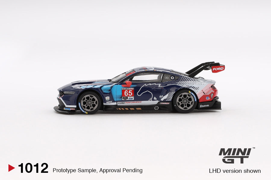 Mini Gt - Ford Mustang GT3 #65 Ford Multimatic Motorsports IMSA Daytona 24 Hrs 2024 - Scala 1/64 MGT01012-BL