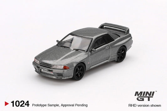 Nissan Skyline GT-R (Nismo BNR32 CRS Version) Dark Metal Grey 1992 - Mini Gt - Scala 1/64 MGT01024-R