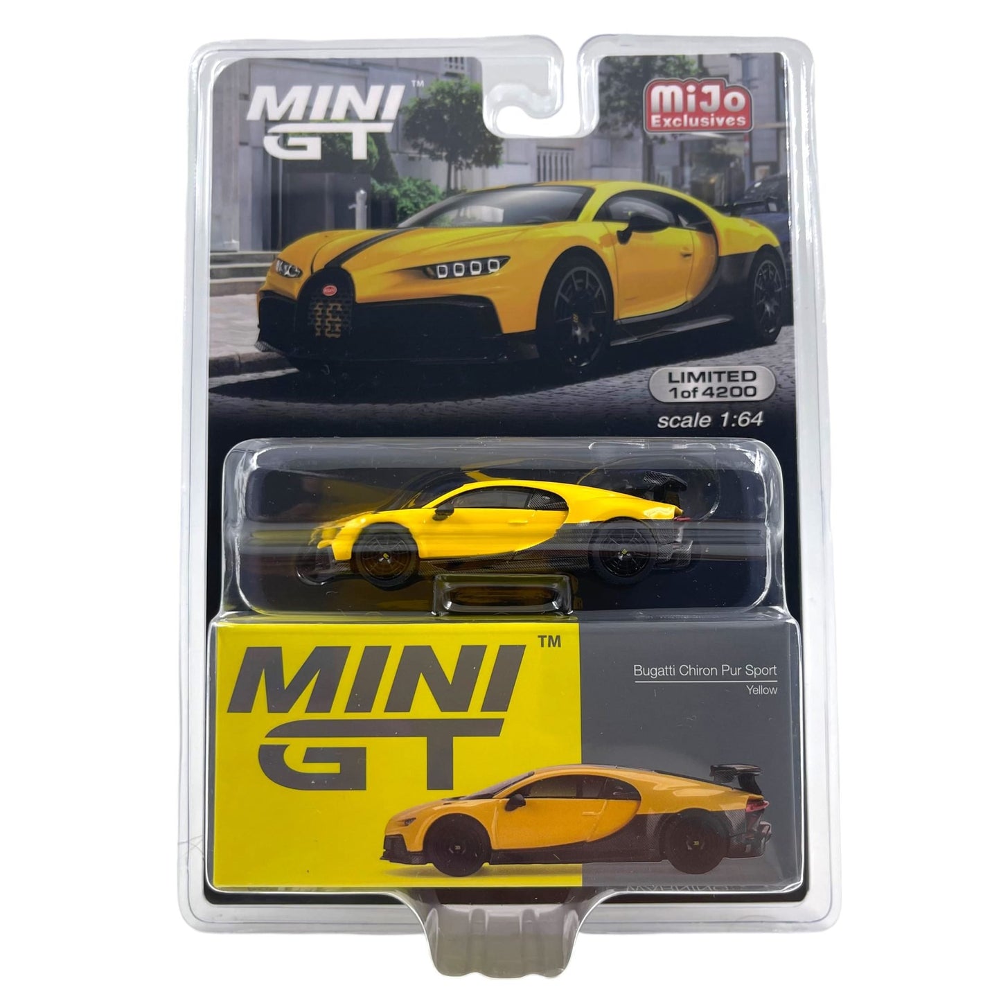 Lamborghini Countach LPI 800-4 New Giallo Orion LHD - Mini GT - Escala 1/64