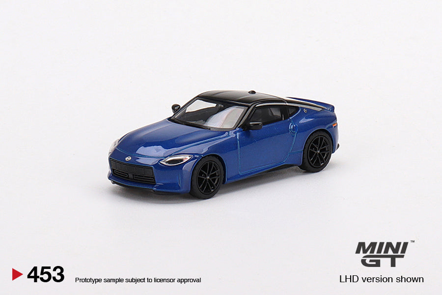 Nissan Z Performance 2023 Seiran Blue - Mini GT MiJo Exclusives - Scala 1/64 MGT00453-MJ