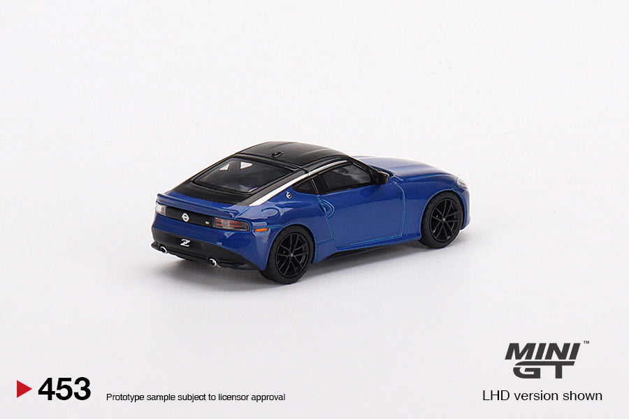Nissan Z Performance 2023 Seiran Blue - Mini GT MiJo Exclusives - Scala 1/64 MGT00453-MJ