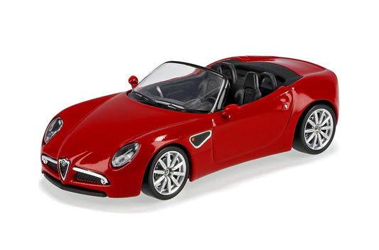 Alfa Romeo 8C Spider Red - Minichamps - Scala 1/64 640120530