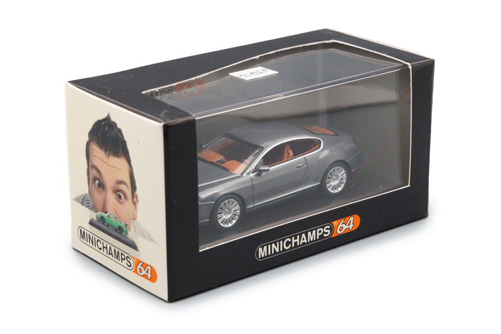 Bentley Continental GT 2008 Grey Metallic - Minichamps - Scala 1/64 640139600