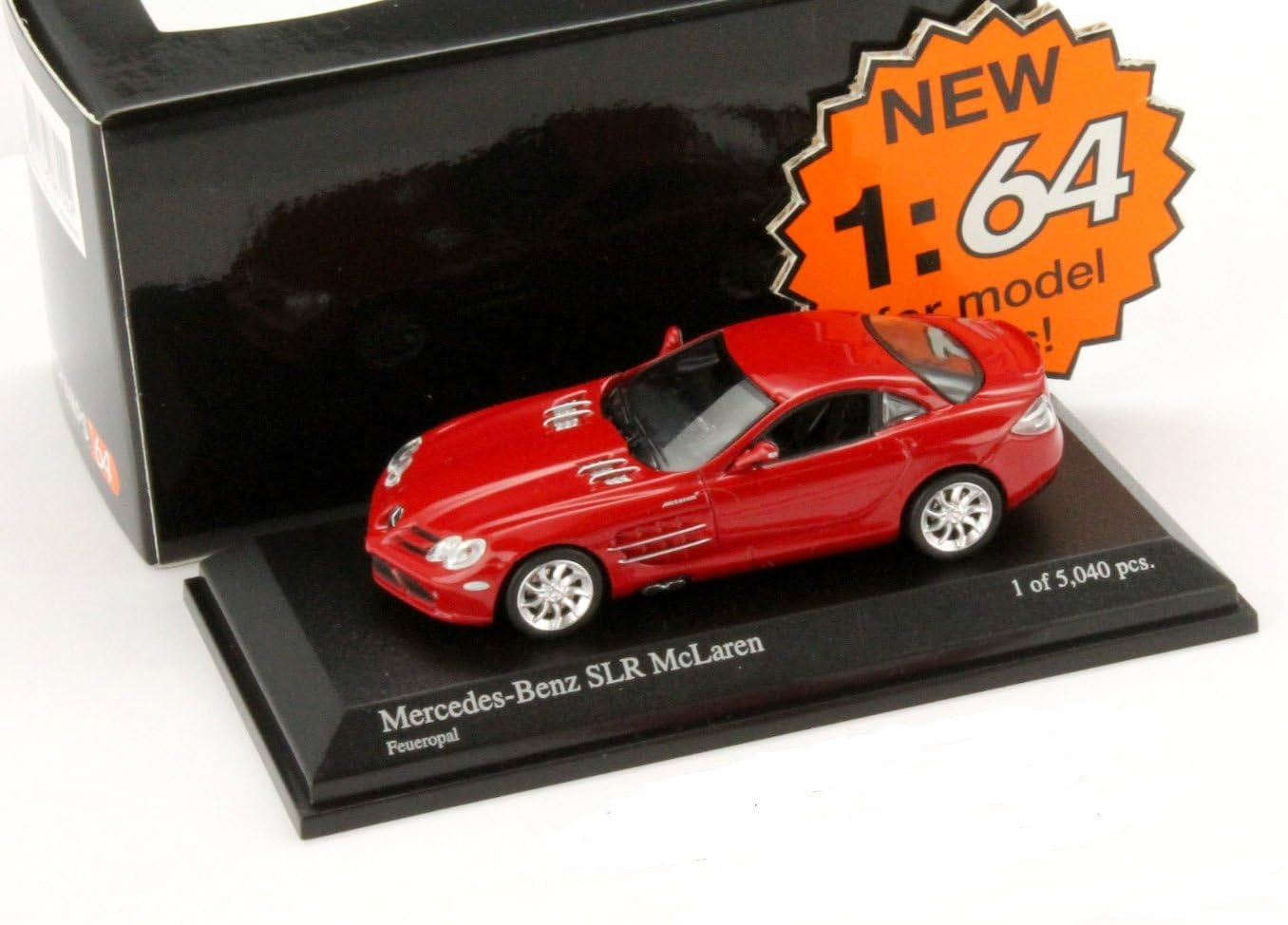 Mercedes-Benz SLR McLaren 2008 Red - Minichamps - Scala 1/64 640037120
