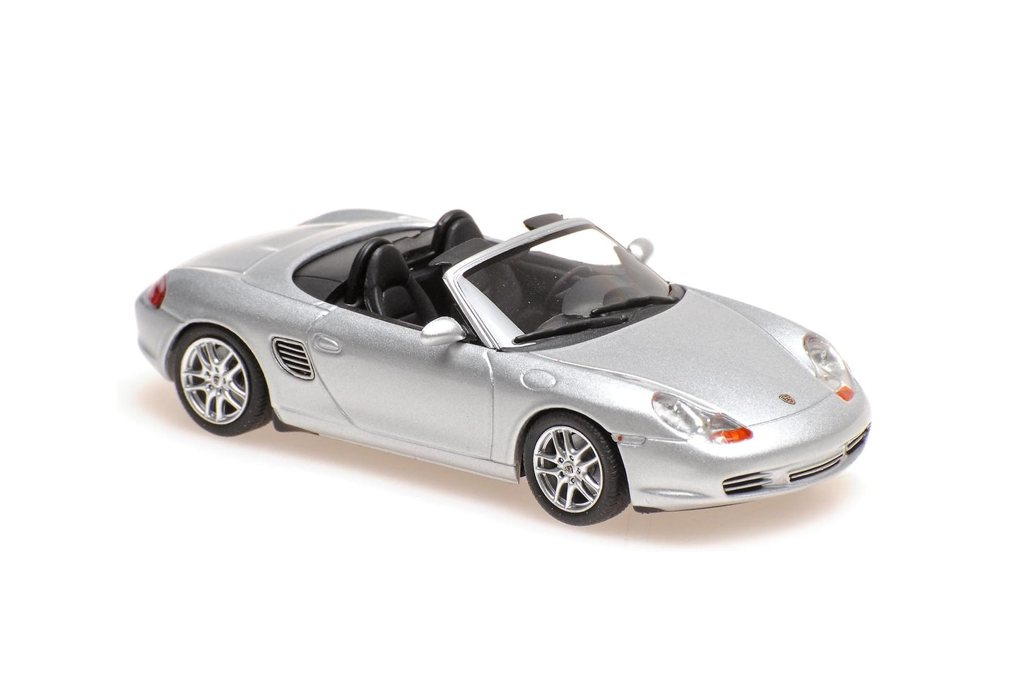 Porsche Boxster S 2005 Silver - Minichamps - Scala 1/64 640065630