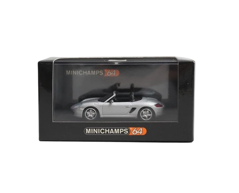 Porsche Boxster S 2005 Silver - Minichamps - Scala 1/64 640065630