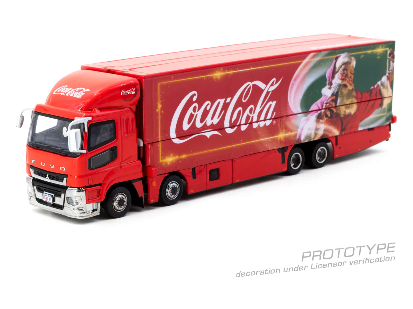 Mitsubishi Fuso Super Great Coca-Cola Santa Truck - Tarmac Works TRUCK64 - Scala 1/64 T64T-TL001-CC