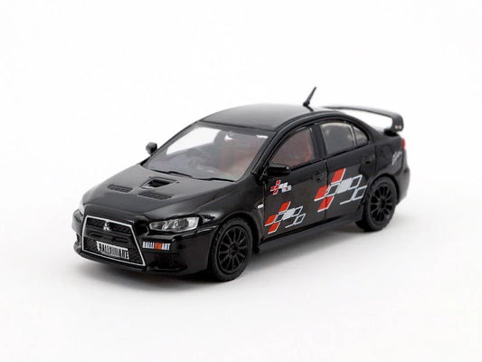 Mitsubishi Lancer Evolution X Ralliart Black - Tarmac Works - Scala 1/64