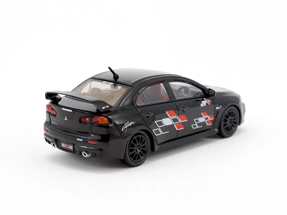 Mitsubishi Lancer Evolution X Ralliart Black - Tarmac Works - Scala 1/64