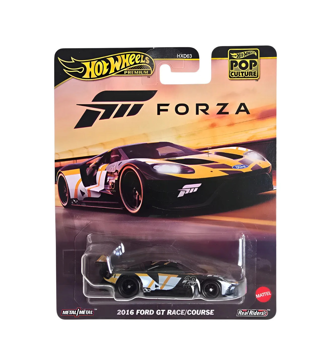 2016 Ford GT Race/Course Forza - Hot Wheels Premium - Scala 1/64