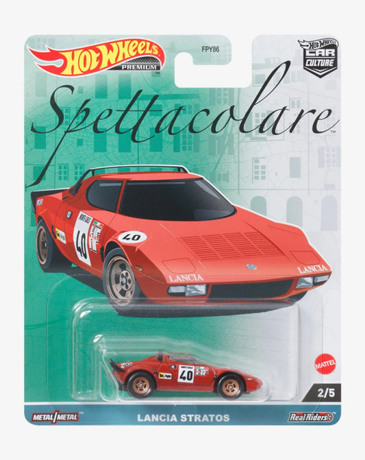 Lancia Stratos #40 Serie Roja Espectacular - Hot Wheels - Escala 1/64