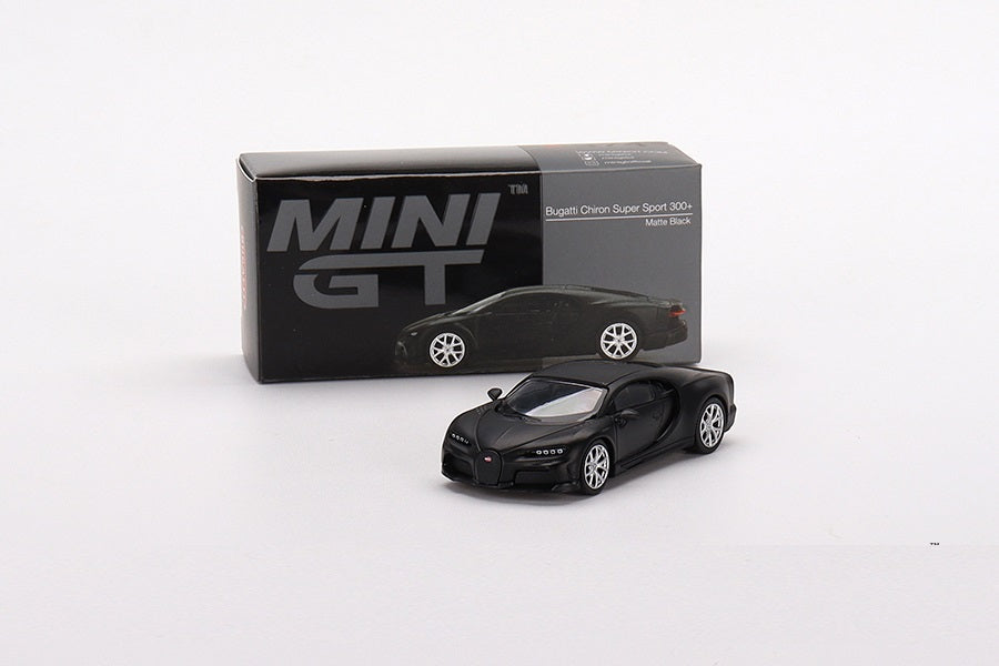 Bugatti Chiron Super Sport 300+ Matte Black - Mini GT - Scala 1/64 MGT00374