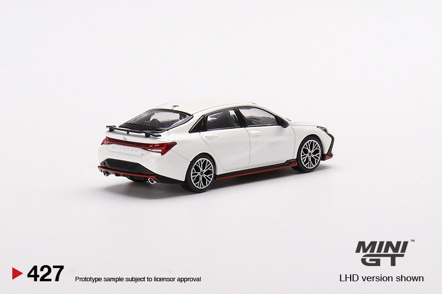 Hyundai Elantra N Ceramic White - Mini GT - Scala 1/64 MGT00427-L