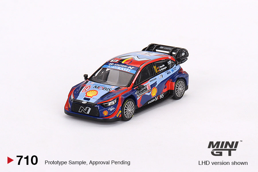 Hyundai i20 N Rally1 Hybrid #11 2023 Rally Monte Carlo 3rd Place - Mini GT - Scala 1/64 MGT00710