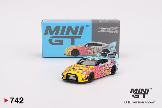 LB-Silhouette WORKS GT NISSAN 35GT-RR Ver.1 LBWK KUMA LDH - Mini GT - Scala 1/64 MGT00742-L