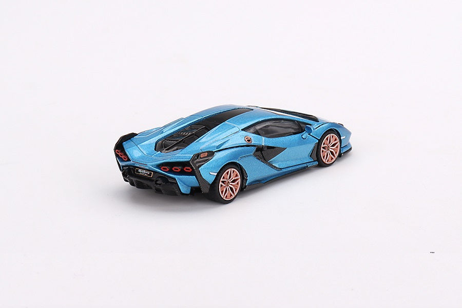 Lamborghini Sián FKP 37 Blu Aegir LDH - Mini GT - Scala 1/64  MGT00573