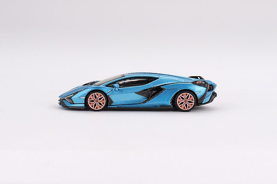 Lamborghini Sián FKP 37 Blu Aegir LDH - Mini GT - Scala 1/64  MGT00573