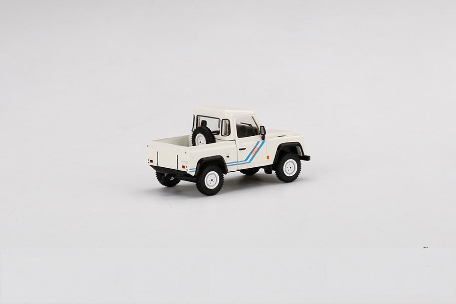 Land Rover Defender 90 Pickup White LDH - Mini GT - Scala 1/64 MGT00338